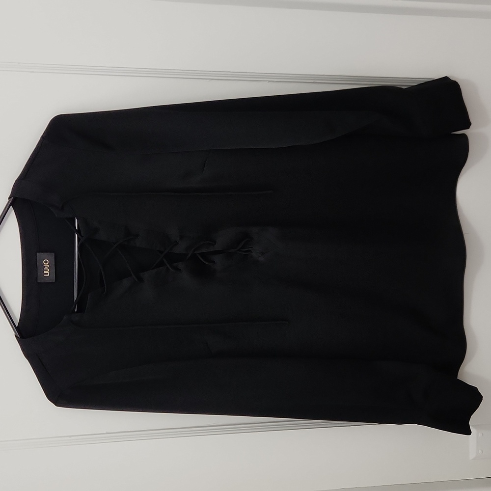 Liu Jo Black Longsleeve Blouse Size Medium